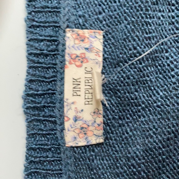 Pink Republic Blue Soft Sweater - Picture 3 of 7